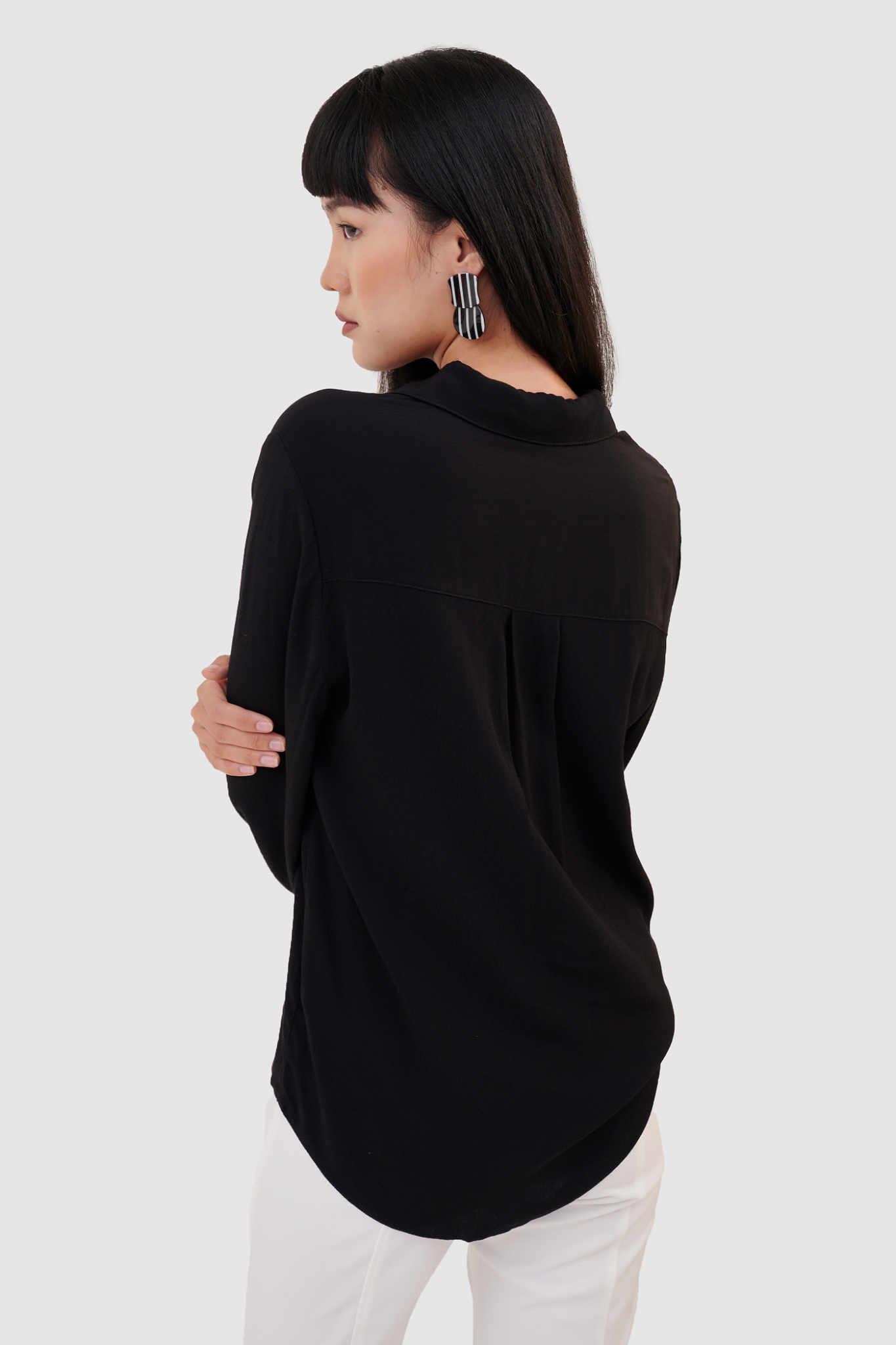 Áo sơ mi smocking cổ tay