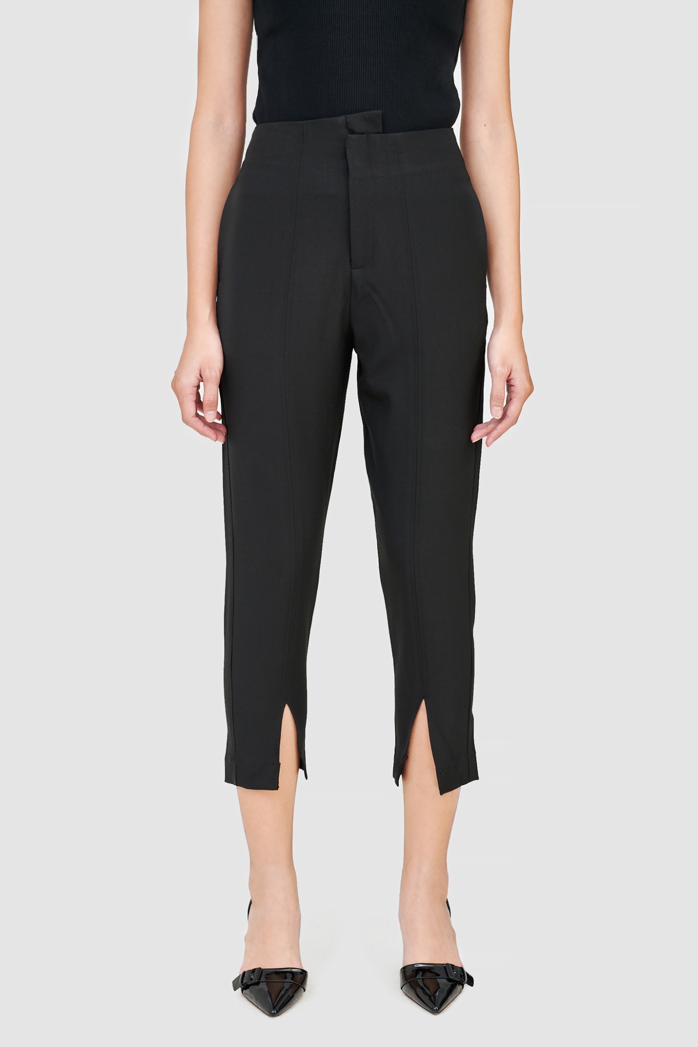 Quần tây form baggy xẻ lai