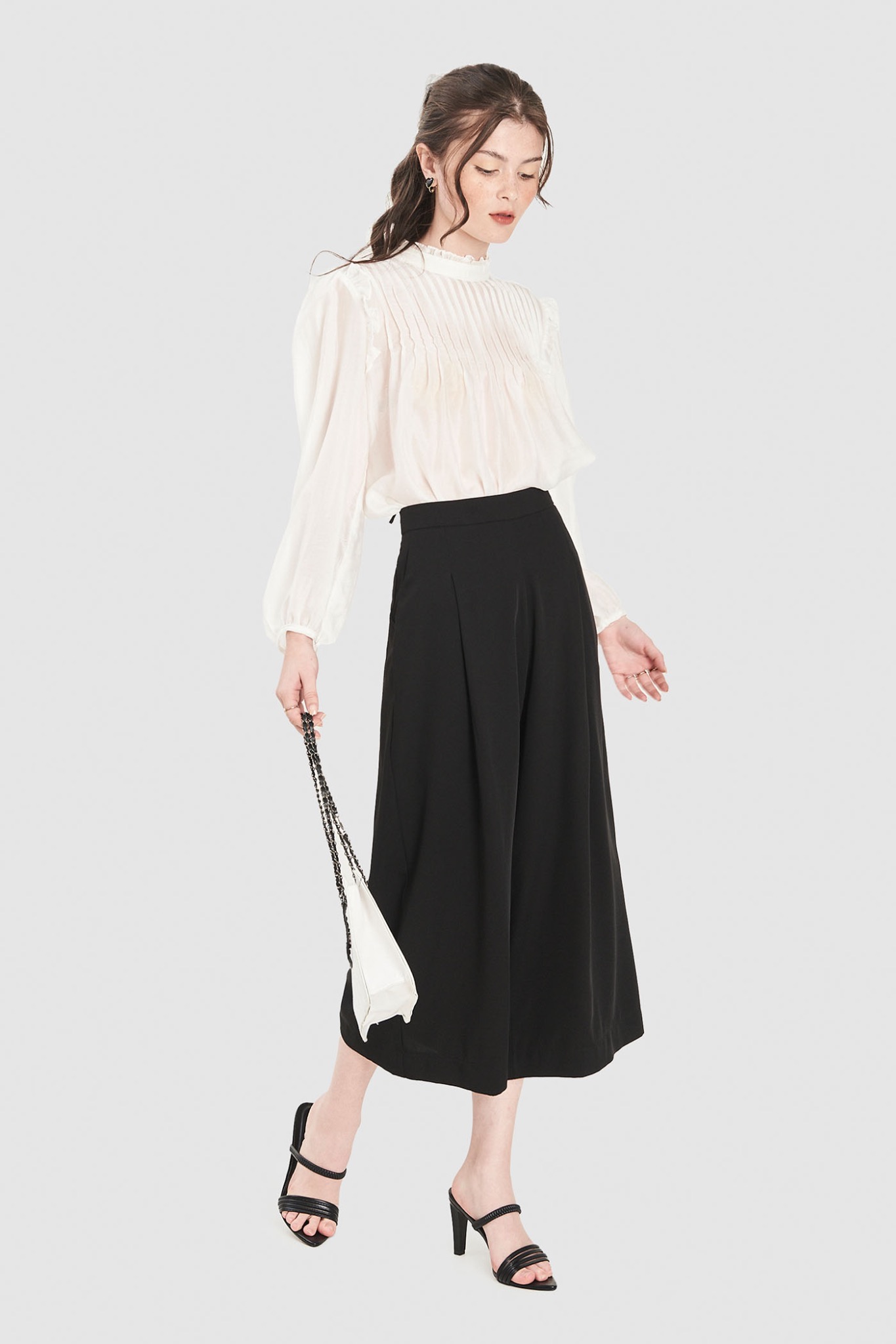 Quần culotte công sở basic