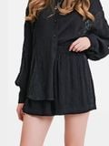  Quần short vải xô lưng thun phối ren 