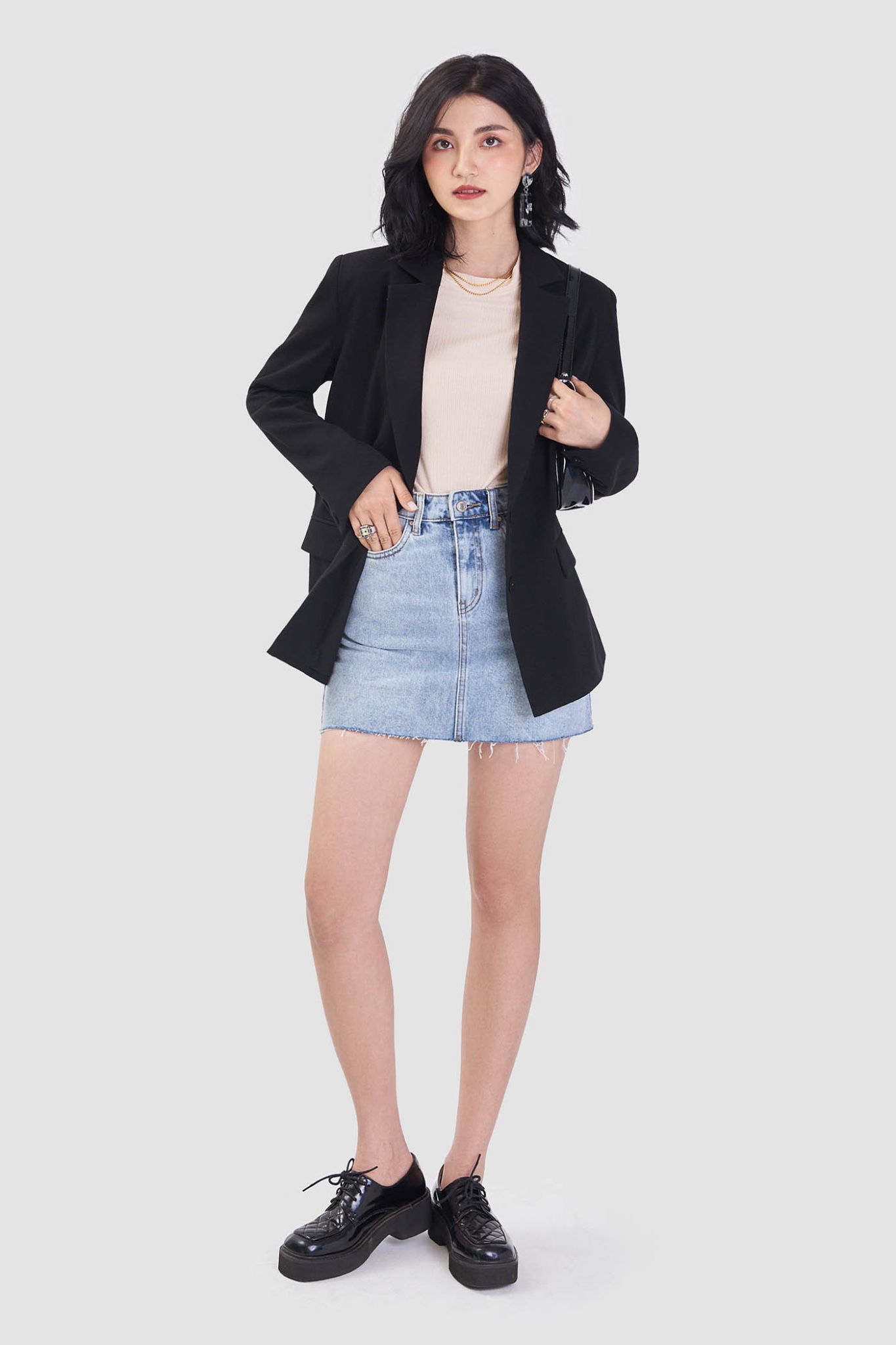 Áo khoác blazer form rộng