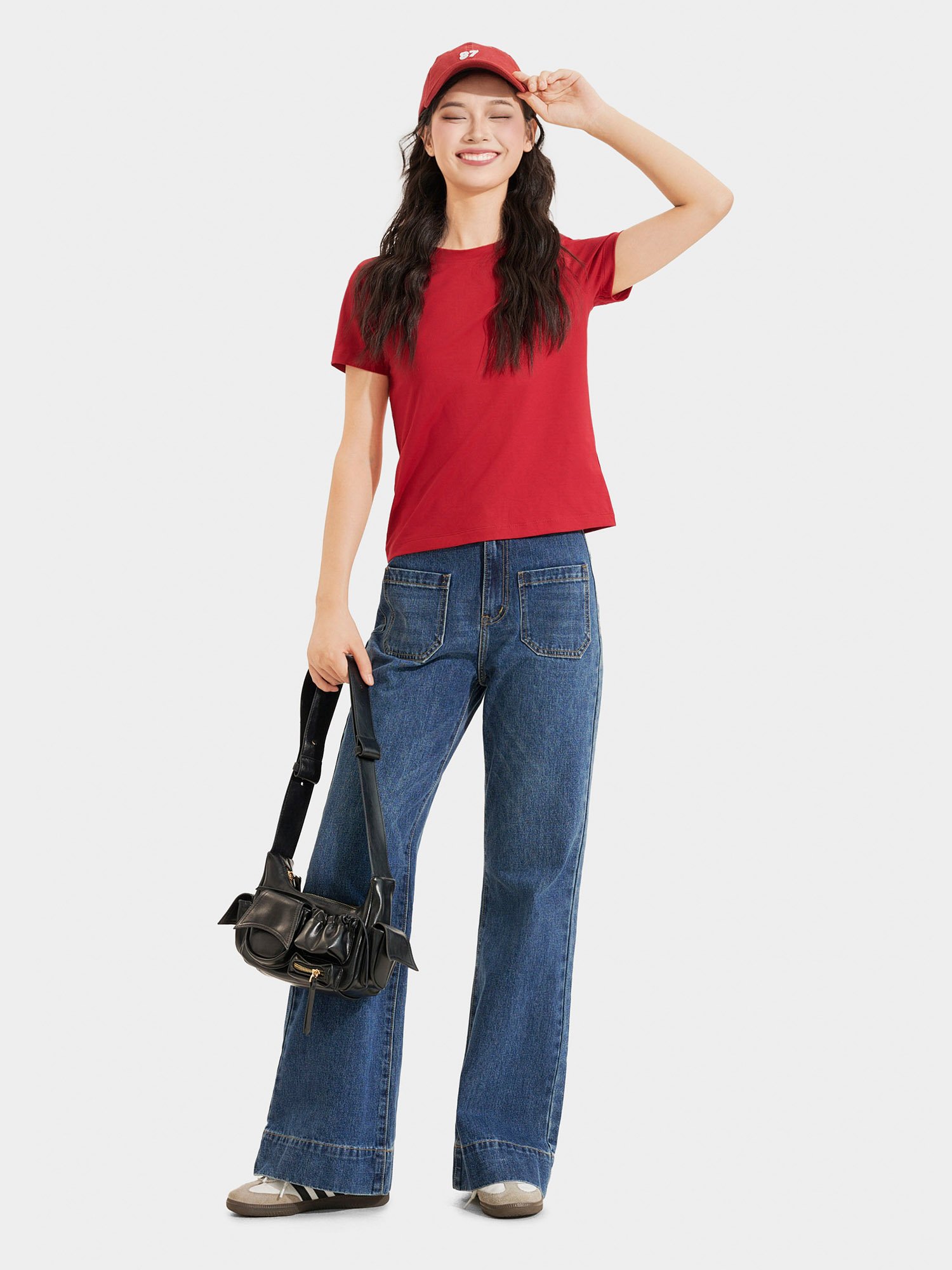 Áo thun 4 chiều form basic tay ngắn