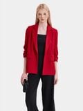  Áo blazer nhún xắn tay cách điệu 