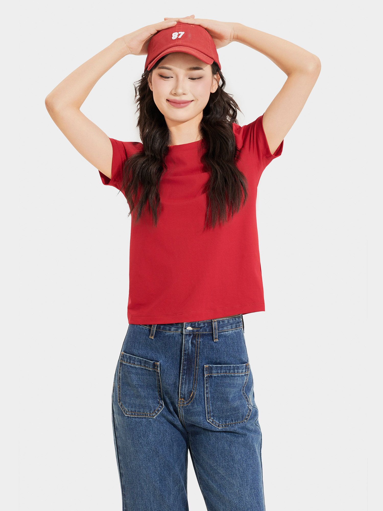  Áo thun 4 chiều form basic tay ngắn 