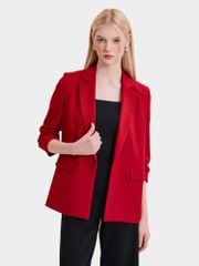 Áo blazer nhún xắn tay cách điệu