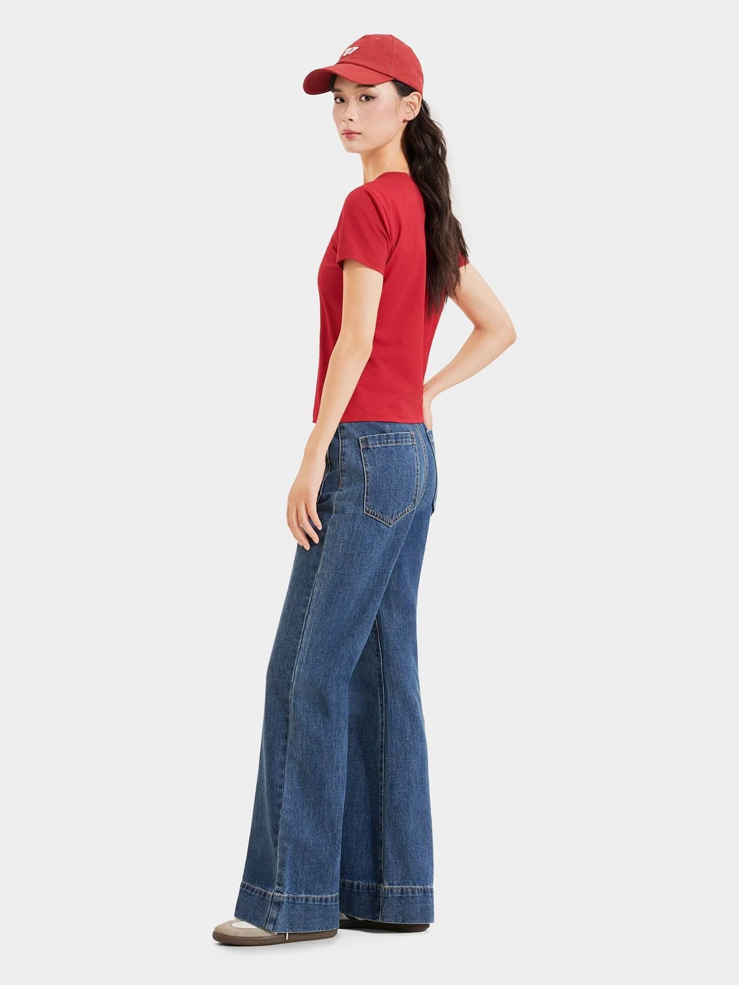  Áo thun 4 chiều form basic tay ngắn 