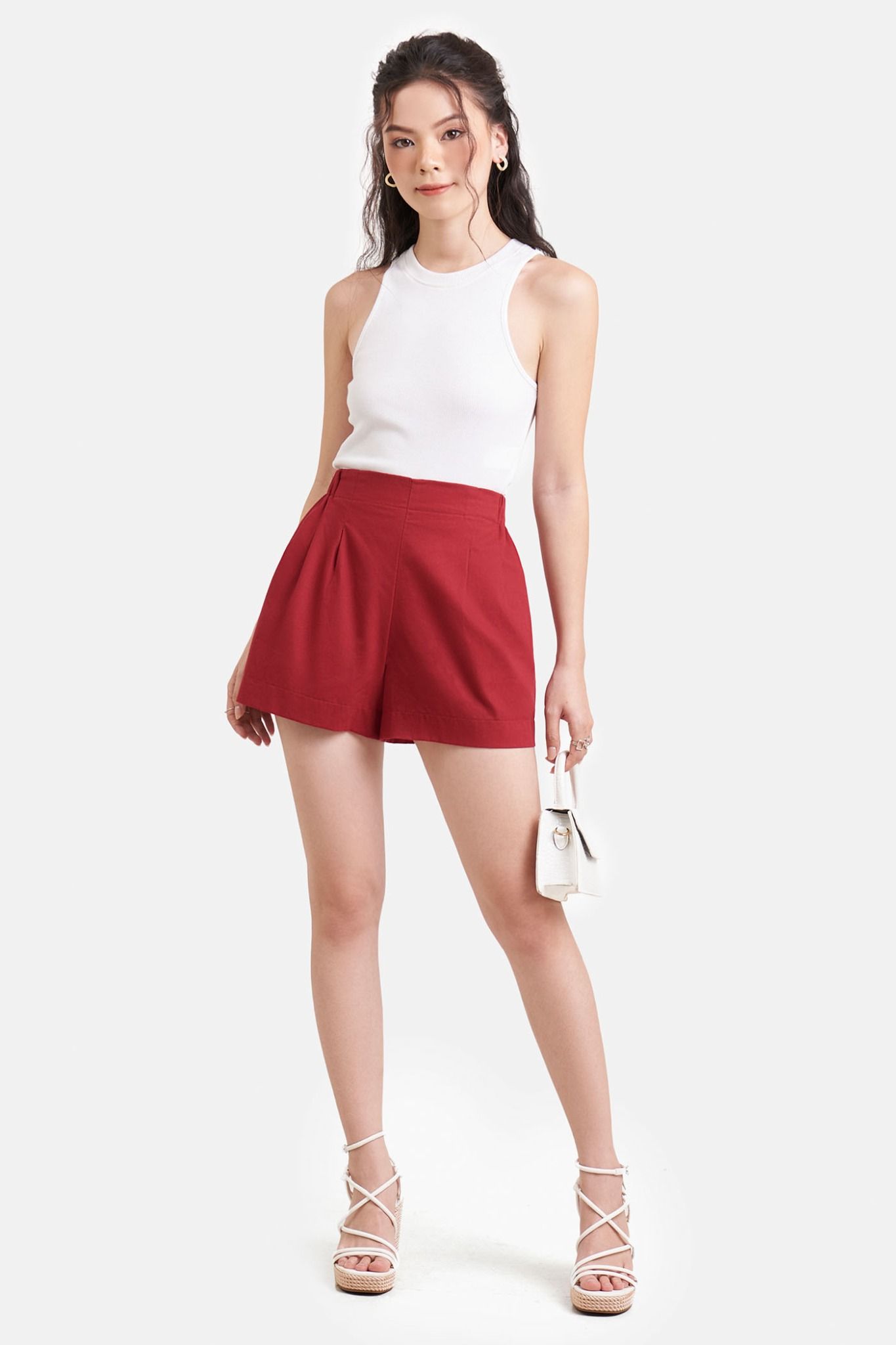  Quần short cơ bản lưng thun 