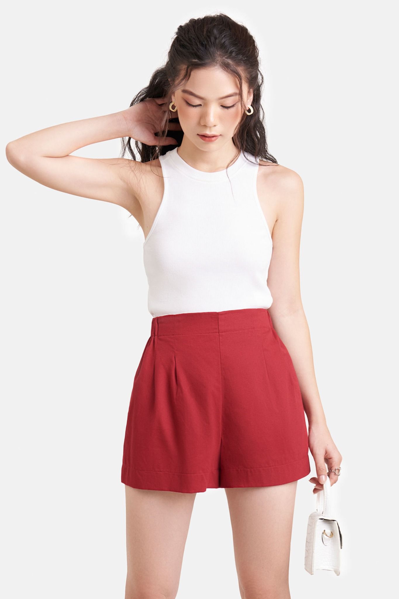  Quần short cơ bản lưng thun 