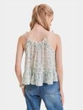  Áo kiểu 2 dây thêu hoa form rộng 