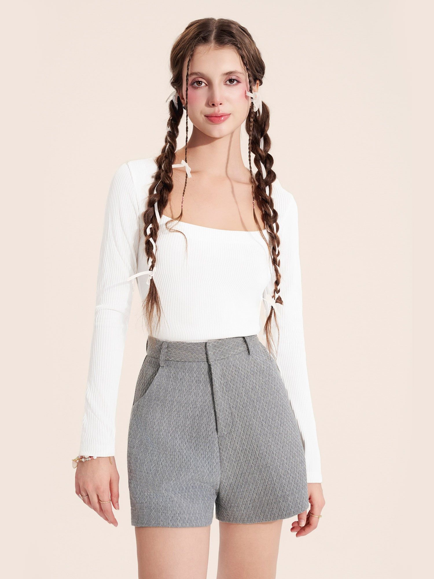  Quần short form cơ bản 2 túi xéo 