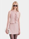  Váy skort cơ bản kẻ sọc 