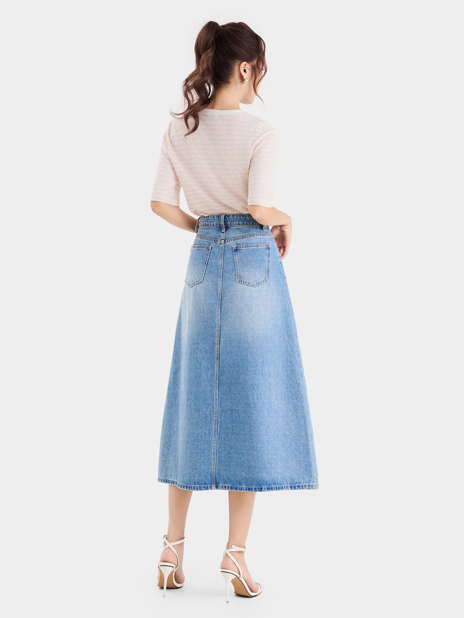 Áo thun sọc tay ngắn