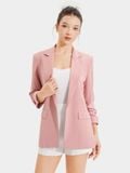  Áo blazer nhún xắn tay cách điệu 