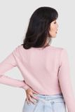  Áo cardigan thun thắt nơ 