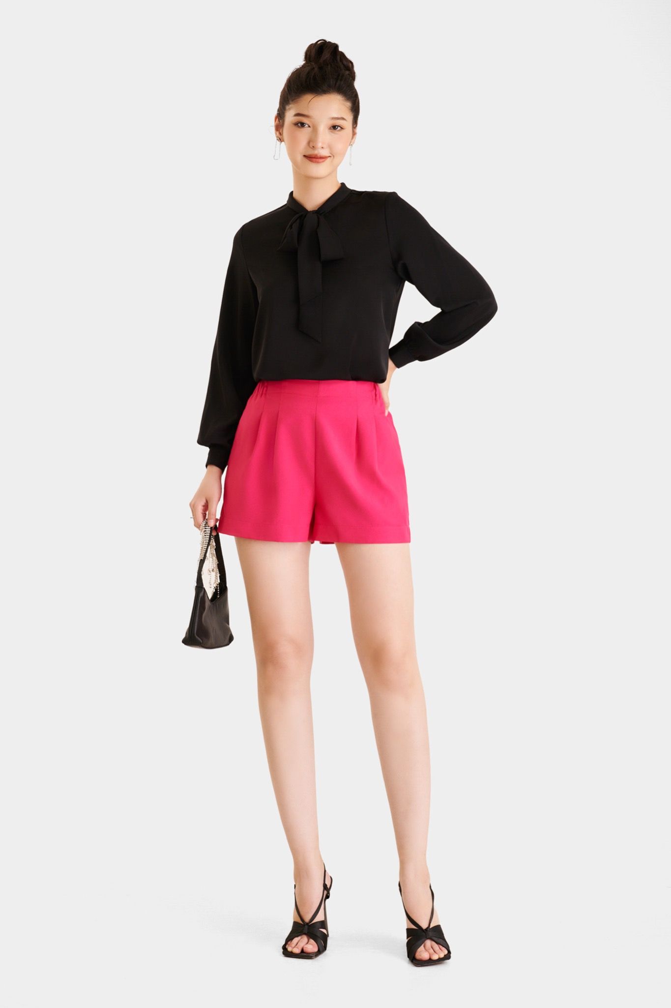  Quần short cơ bản lưng thun 