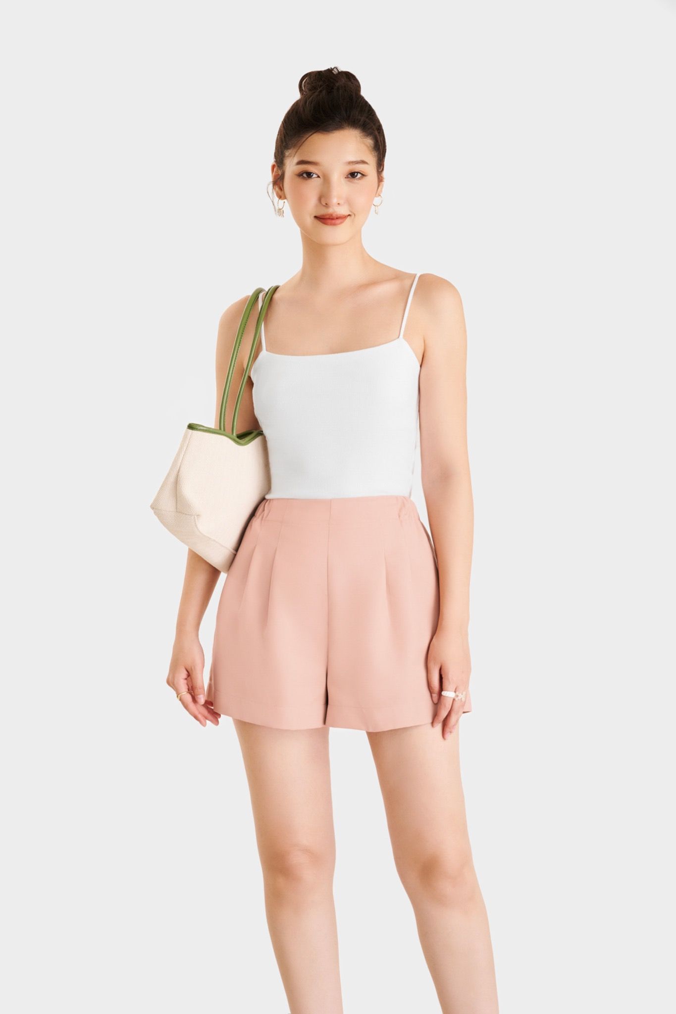  Quần short cơ bản lưng thun 