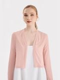  Áo cardigan cổ V tay dài 