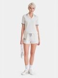  Quần short thun rút dây in chữ 