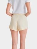  Quần short 2 túi trước phối ren hoa 