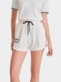  Quần short thun rút dây in chữ 