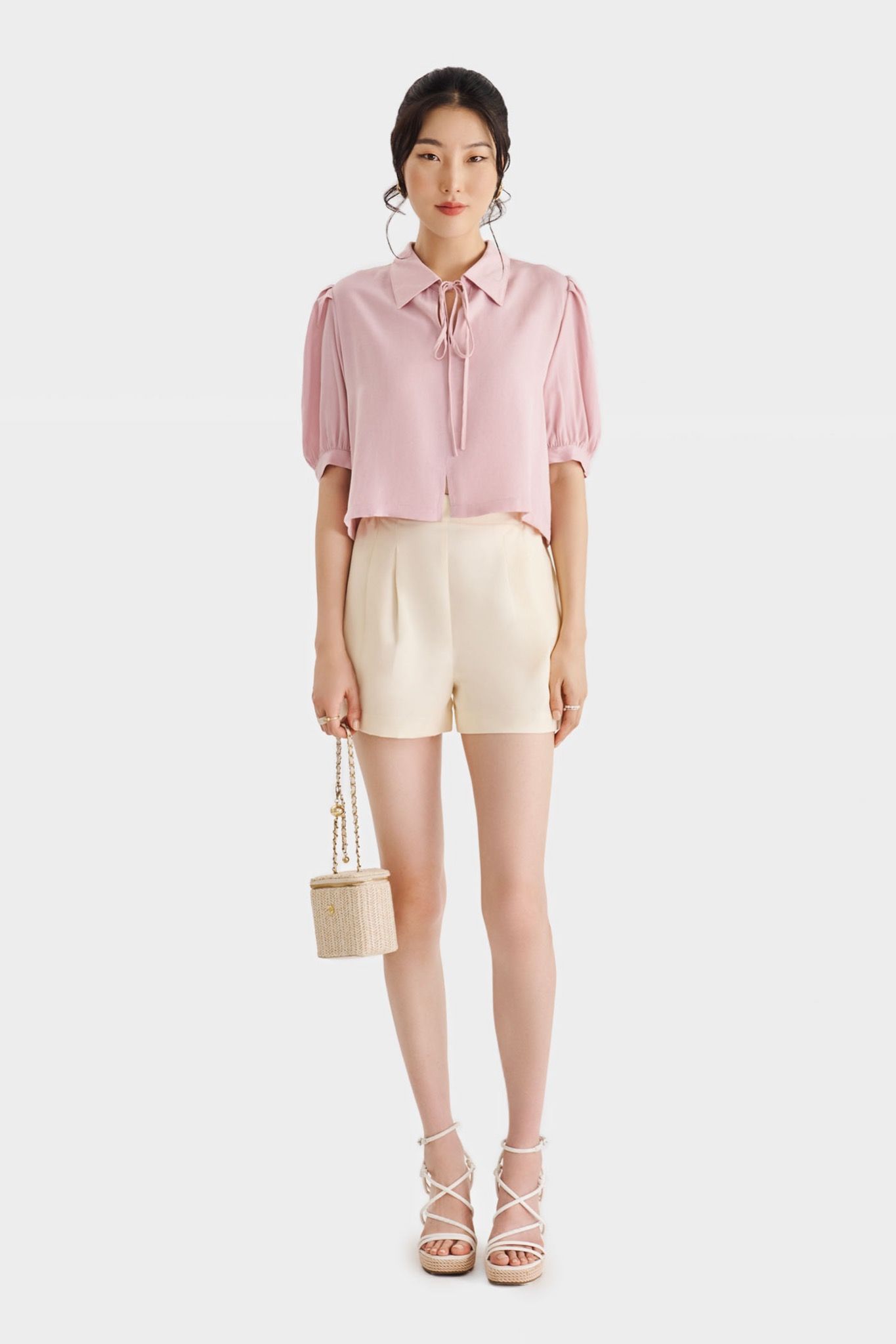  Quần short cơ bản lưng thun 