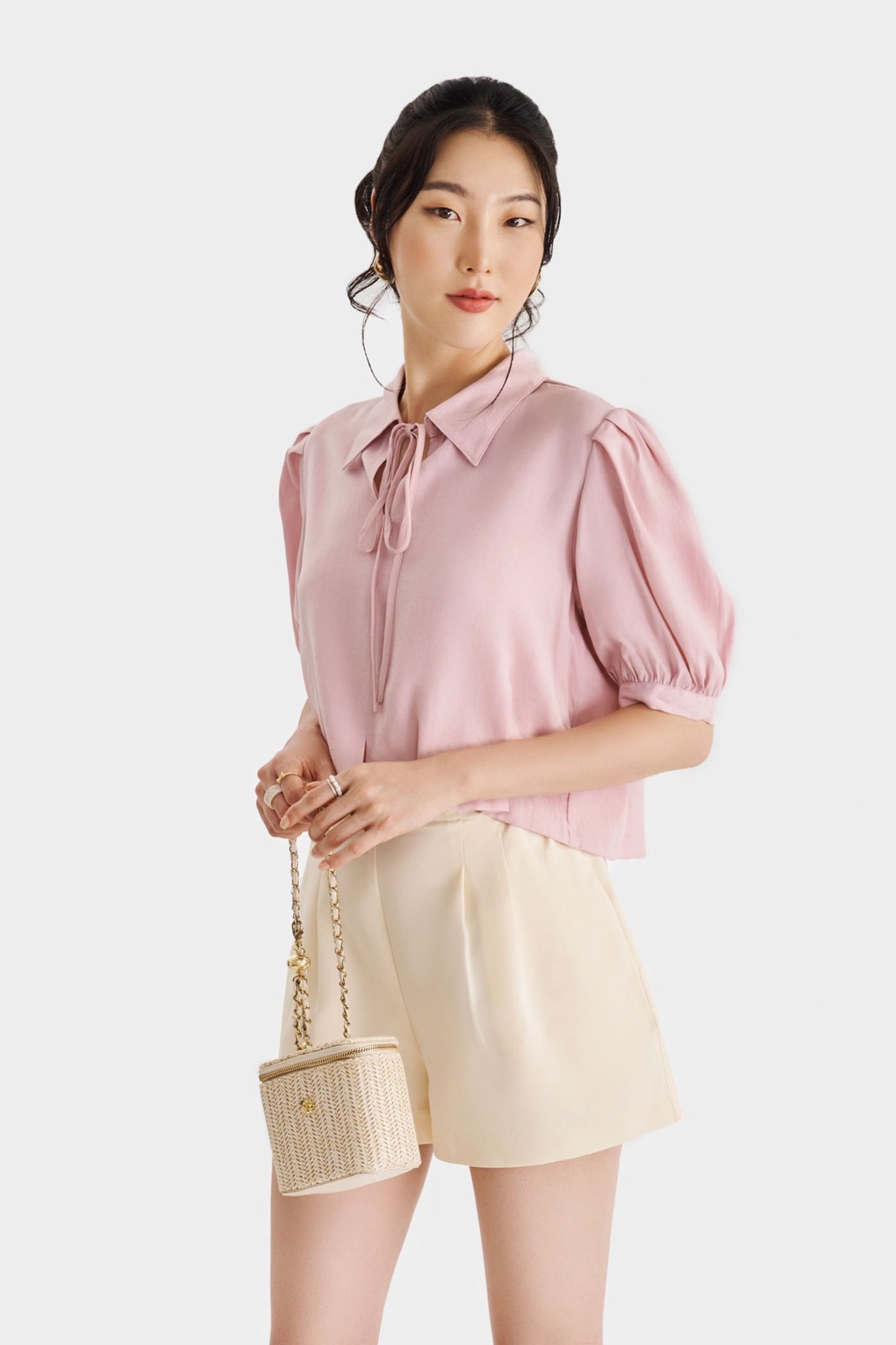  Quần short cơ bản lưng thun 