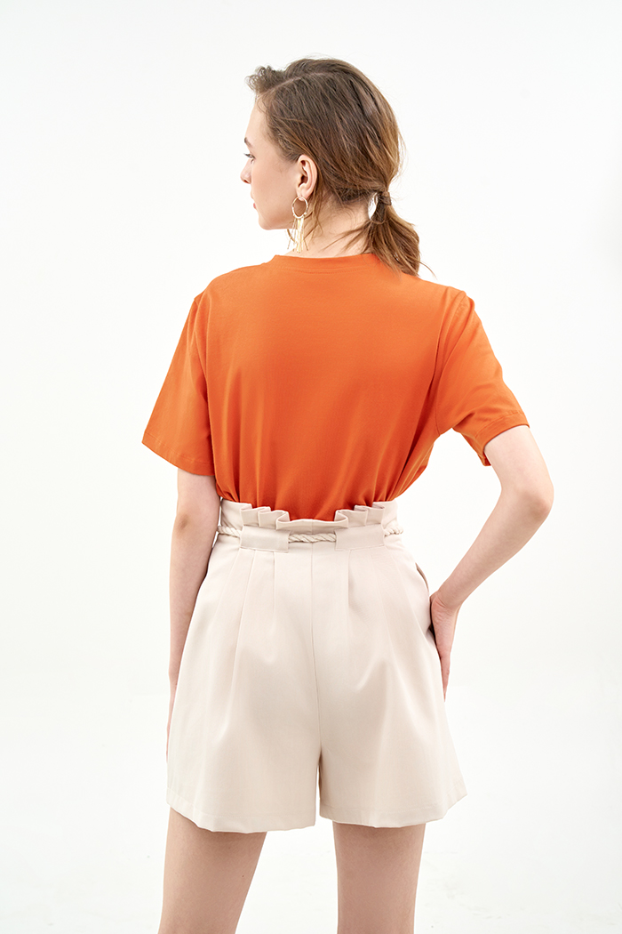 Quần short xếp li 3 kèm dây thừng