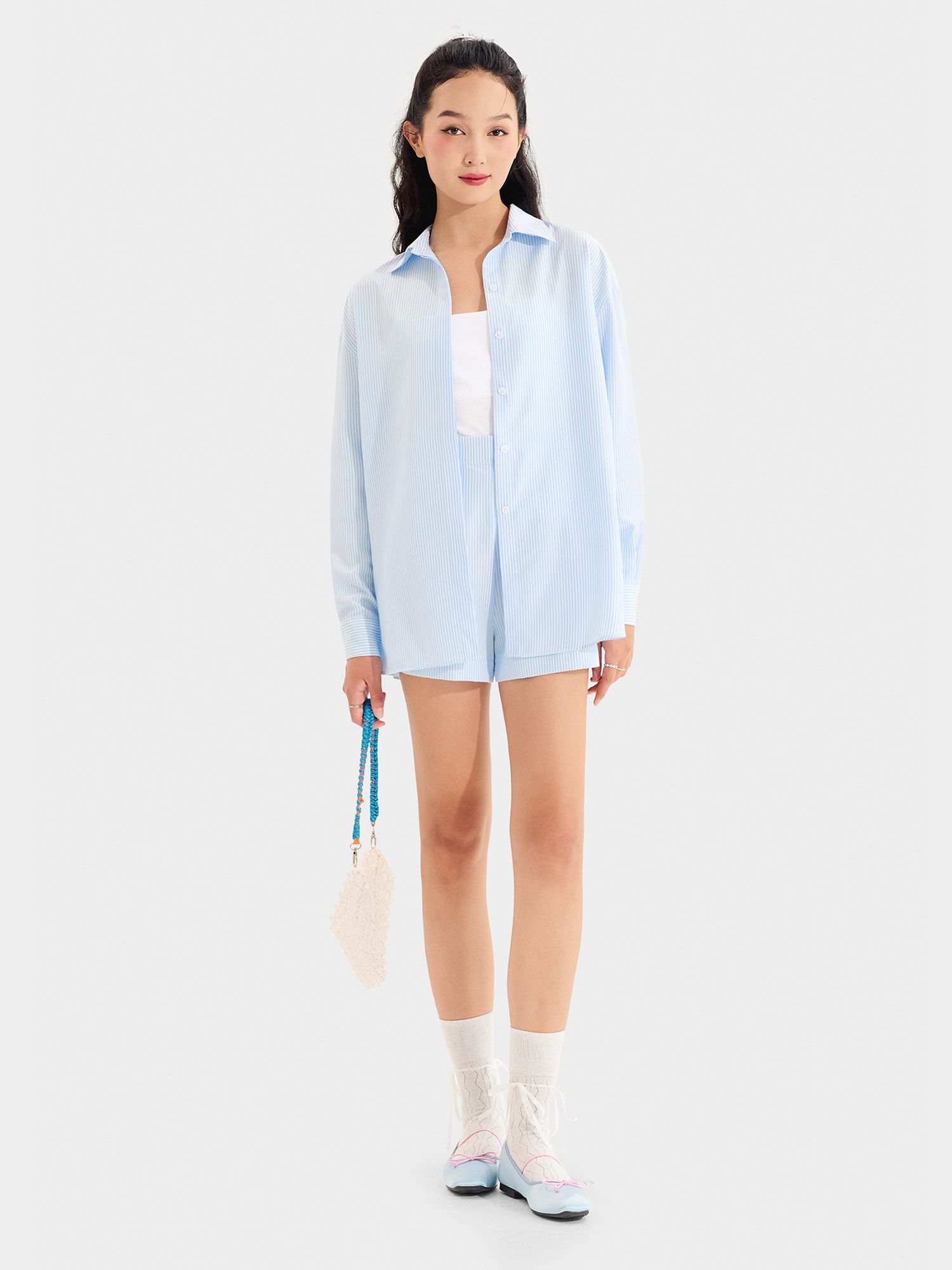  Quần short cơ bản lưng thun 
