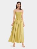  Đầm quây maxi smocking 