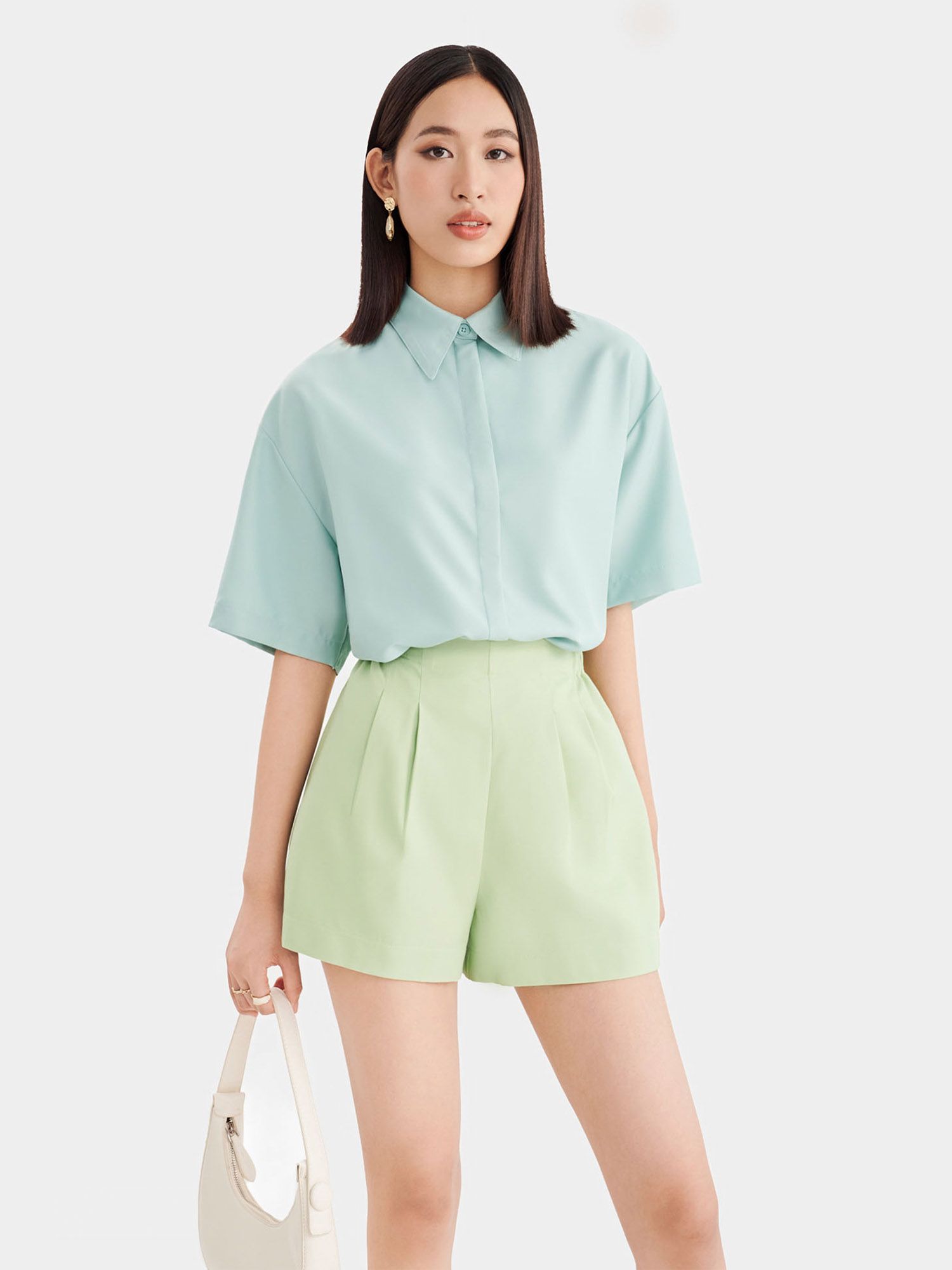  Quần short cơ bản lưng thun 