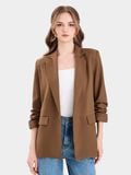  Áo blazer nhún xắn tay cách điệu 