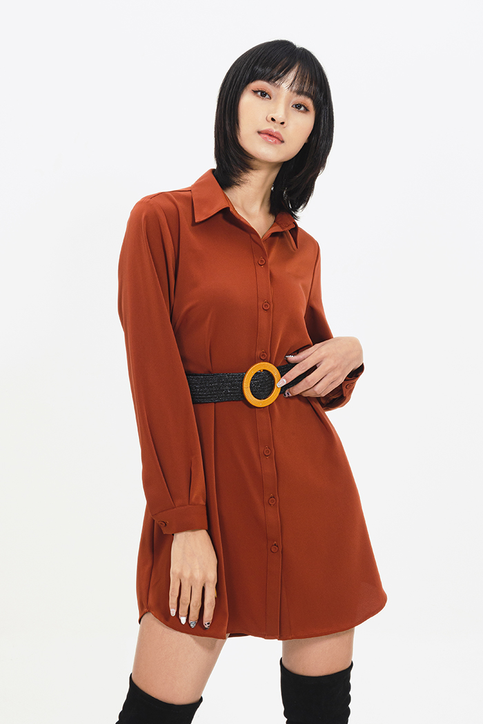 Đầm sơmi cơ bản
