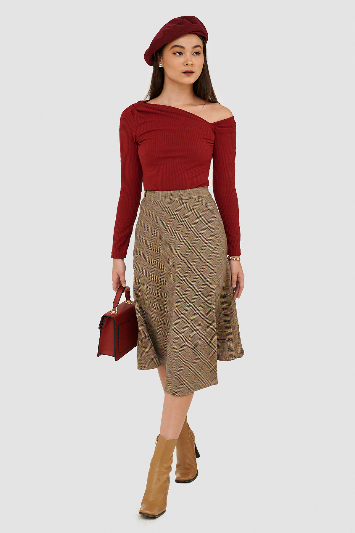 Váy midi form basic fw10