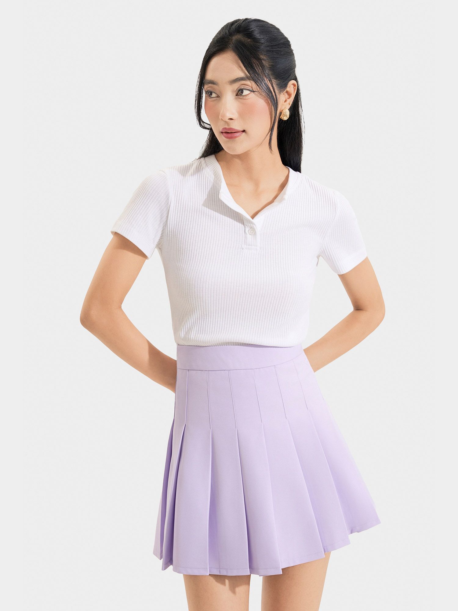  Váy mini tennis cơ bản 