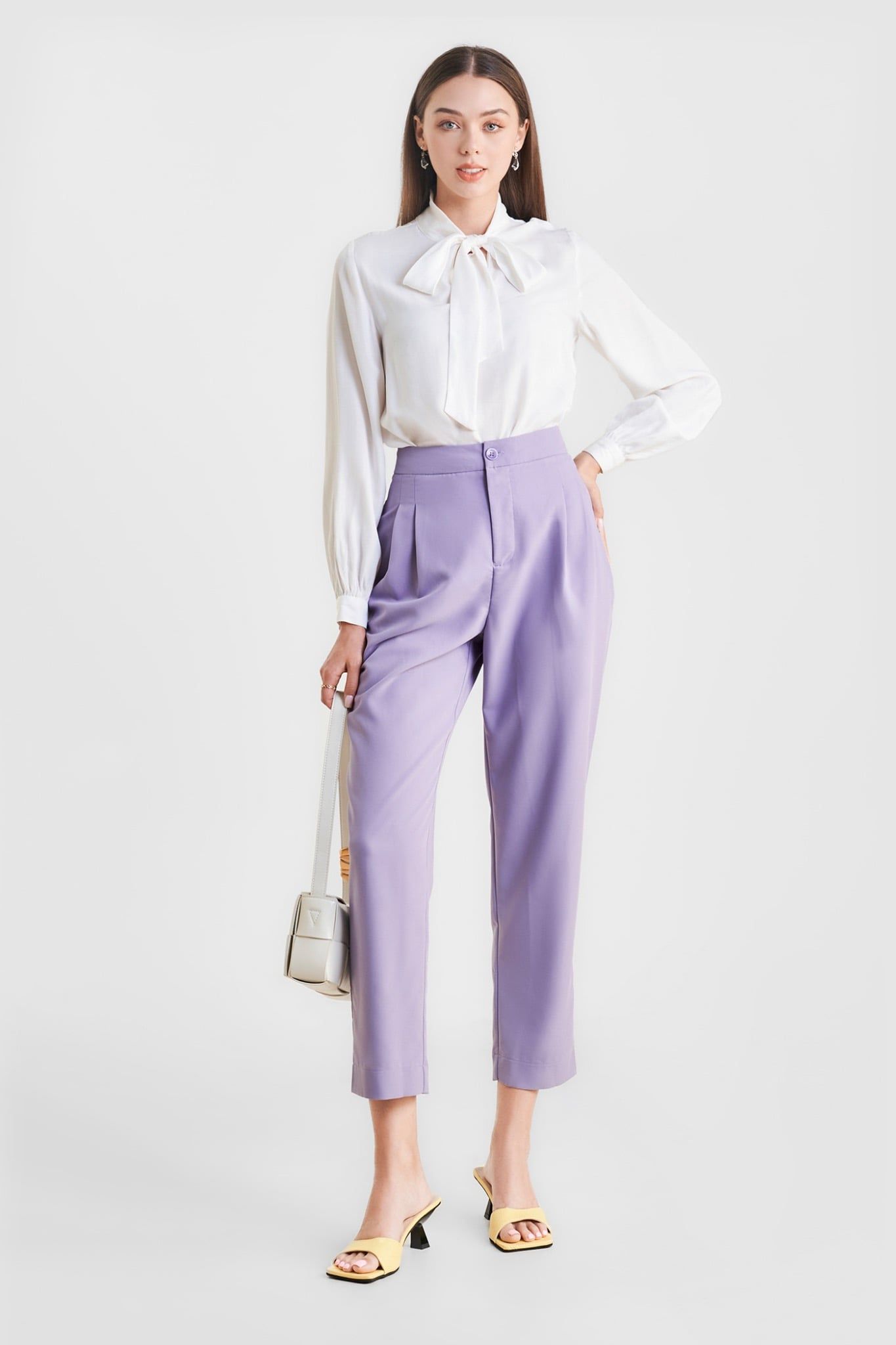  Quần form baggy xếp 4 ly 