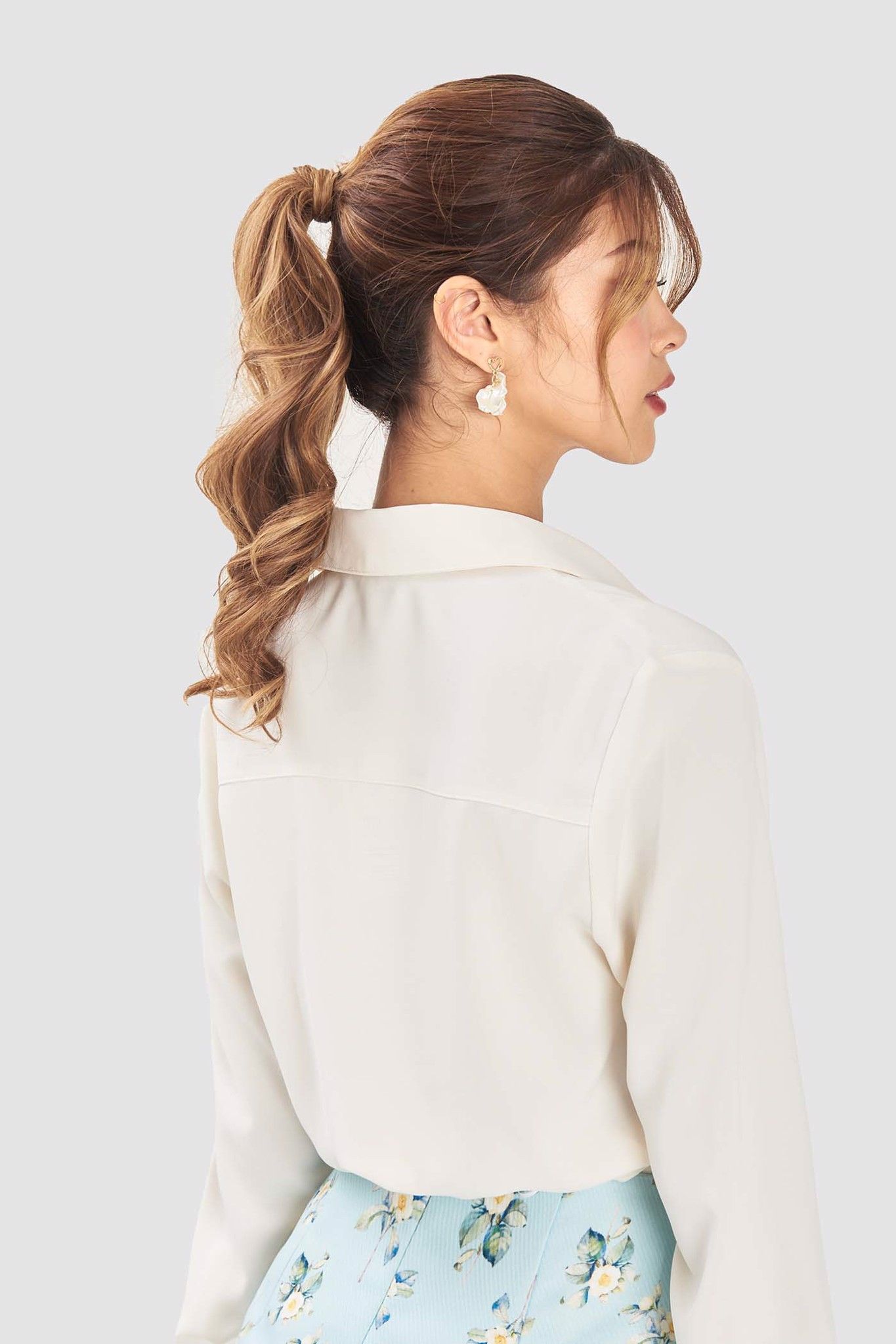  Áo sơ mi voan form basic 