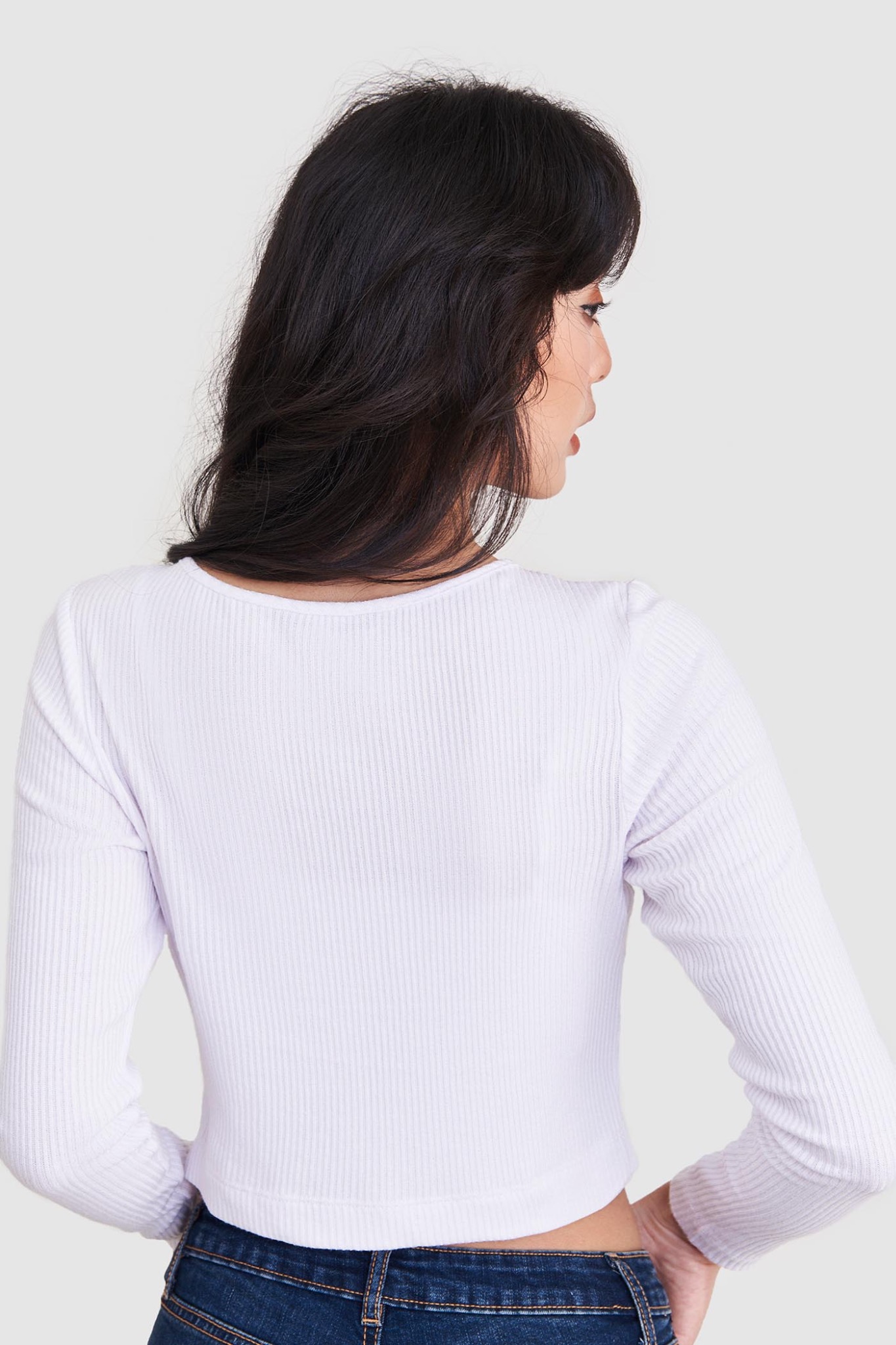 Áo cardigan thun thắt nơ
