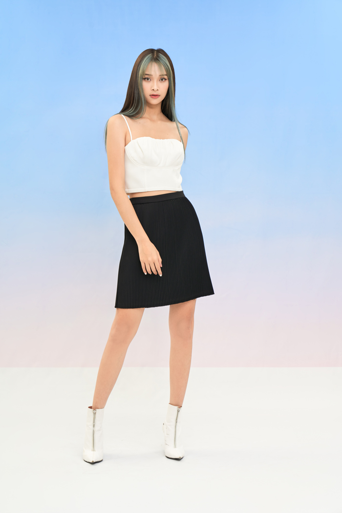 Áo crop top 2 dây cúp ngực