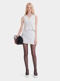  Váy skort cơ bản kẻ sọc 