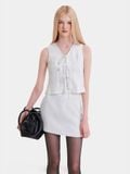  Váy skort cơ bản kẻ sọc 