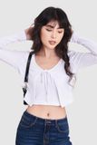  Áo cardigan thun thắt nơ 