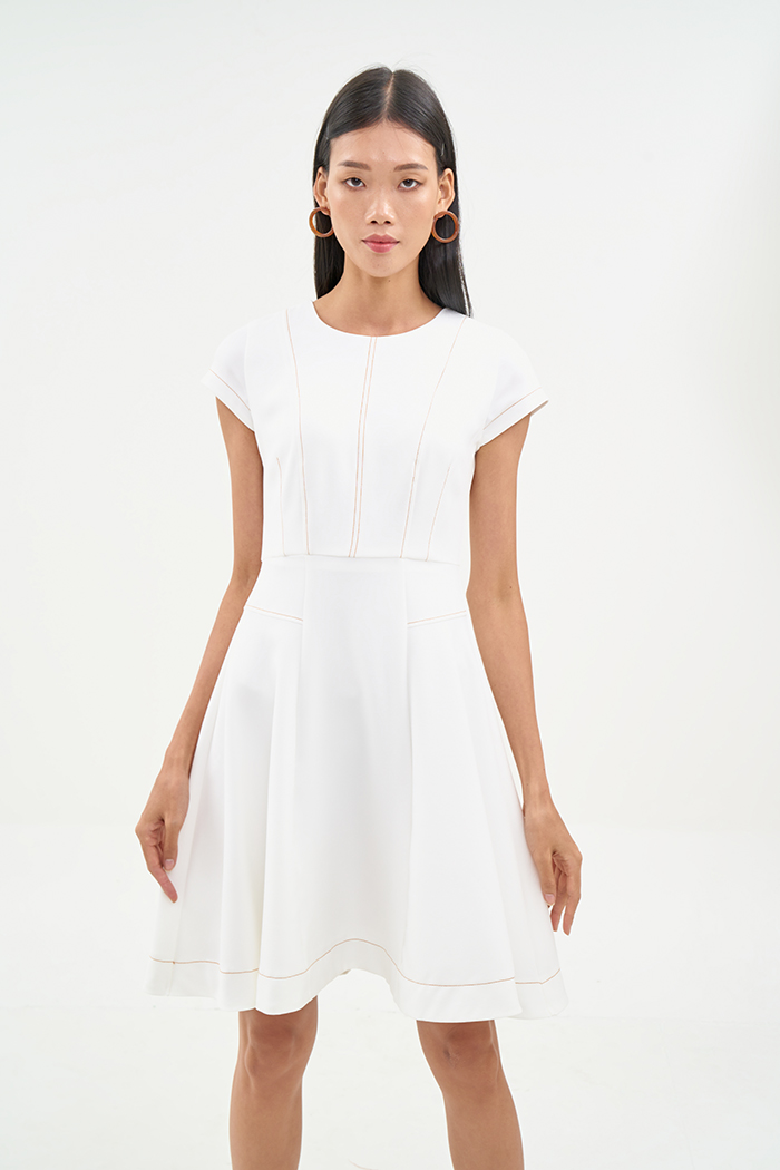 Đầm bố móc tay con rã diễu