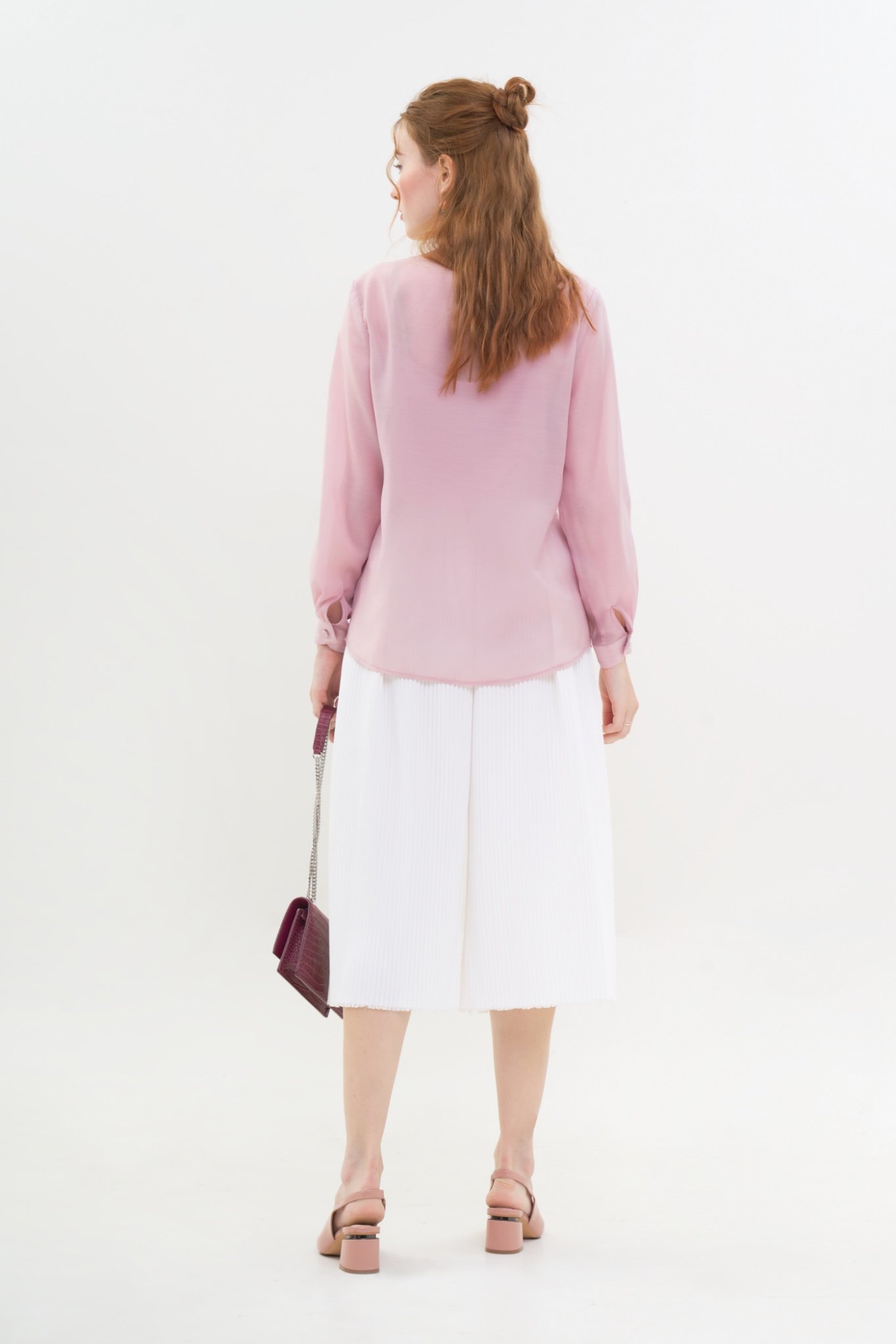 Quần culottes dập ly