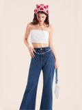  Áo ren 2 dây croptop dây kéo sau 