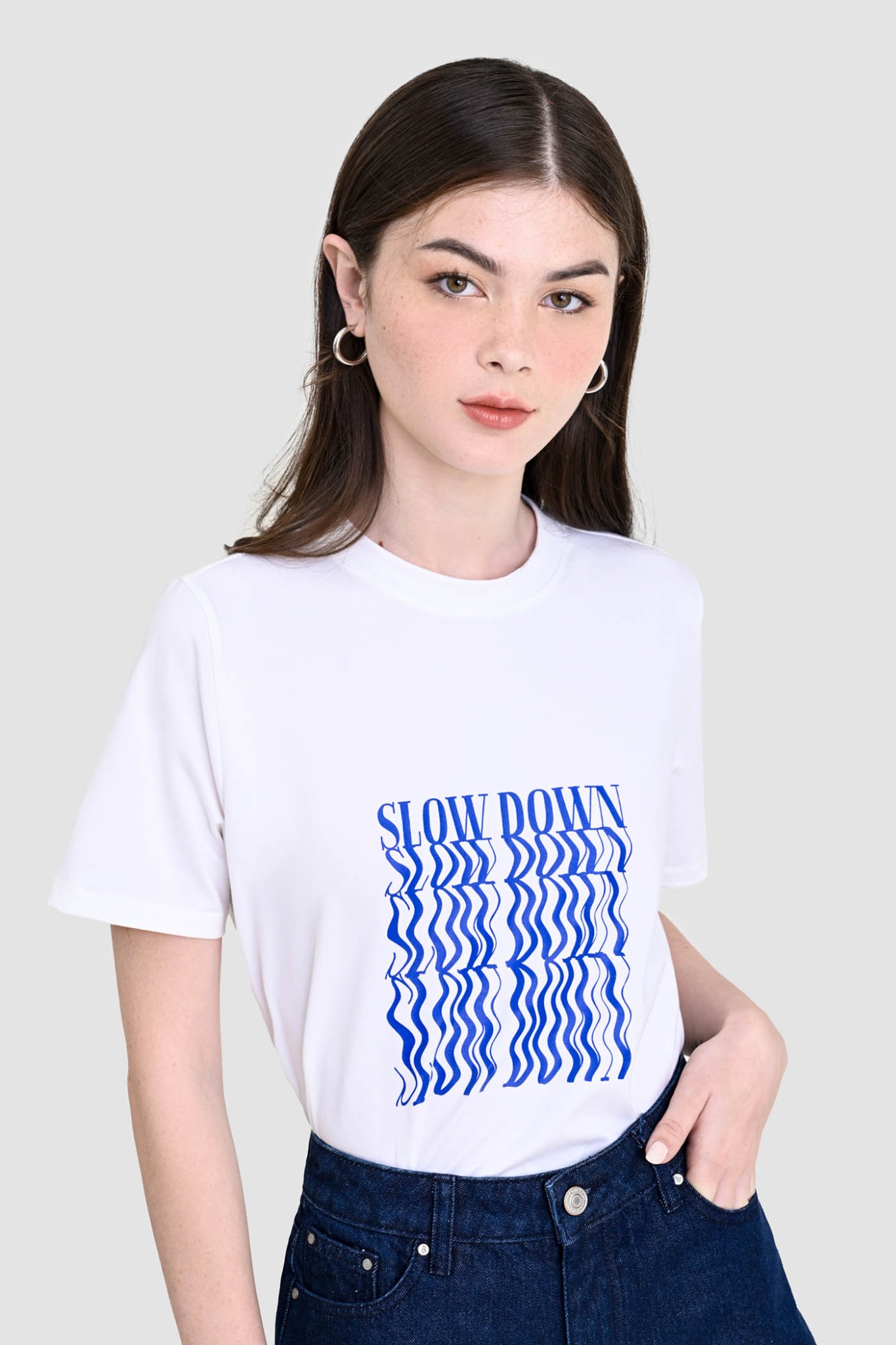 Áo thun graphic slow down