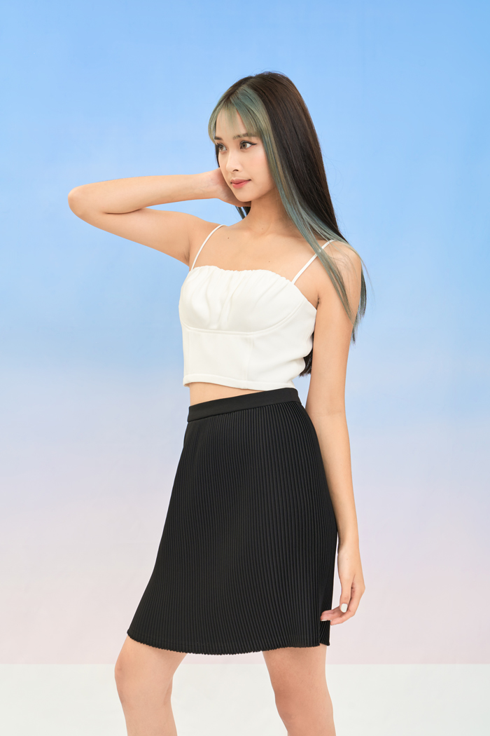 Áo crop top 2 dây cúp ngực