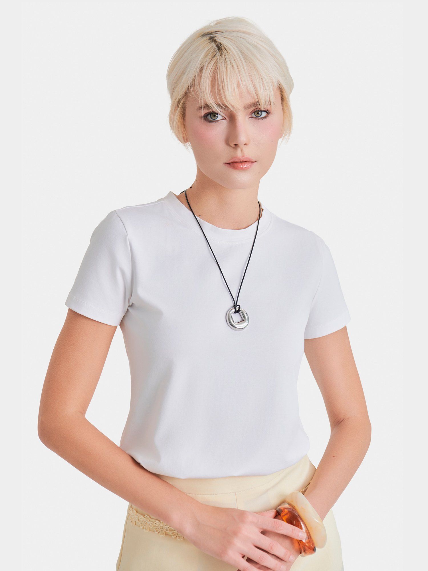  Áo thun 4 chiều form basic tay ngắn 