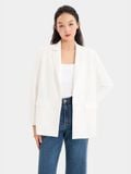  Áo blazer form cơ bản tay dài 2 túi 