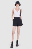  Áo thun knit tanktop cổ tim form ôm 