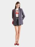  Áo blazer form cơ bản tay dài 2 túi 